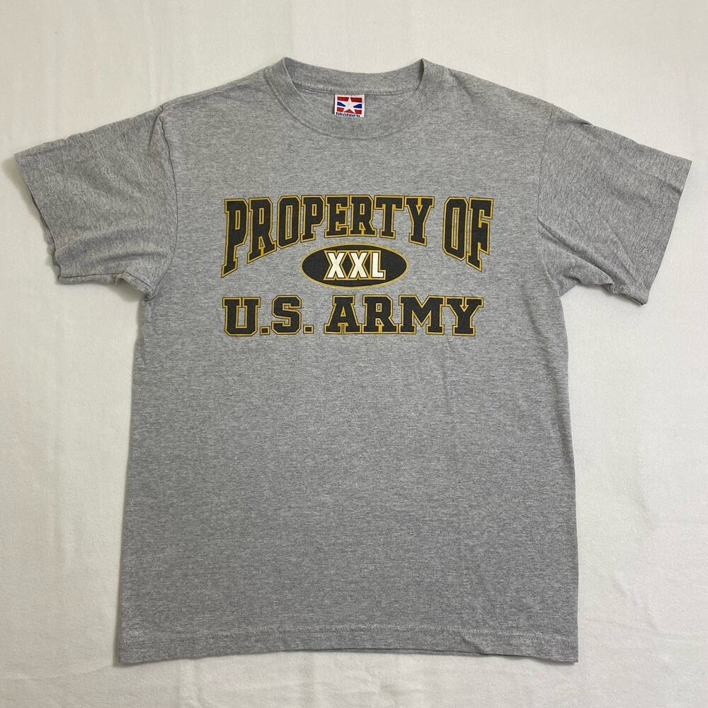VTG 90s Property of U.S. Army Men's Size M T-shirt Made In USA Fitness Comfort